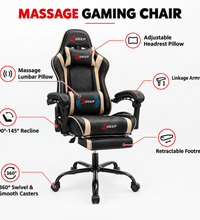 DEEP Furniture Massage Gaming Chair - key features