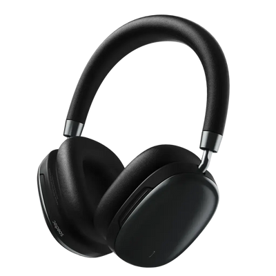 PORODO Harmona ANC & ENC Wireless Headphones | Active Noise Cancellation, Environmental Noise Canceling Mic, 40mm Audio Drivers, Up to 40 Hours Playtime & Low Latency (Black)