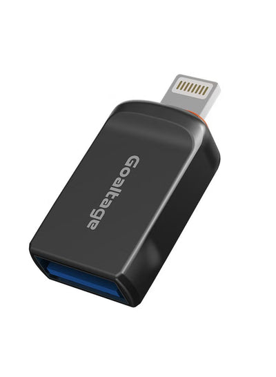 Goaltage QuickSync USB-A to Lightning OTG Adapter (ADP02-ATL) | High-Speed Data Sync Converter, Zinc Alloy Body, Plug & Play | Compatible with iPhone 14/13/12/11/SE, iPad, USB Flash Drives, Card Readers & Keyboards